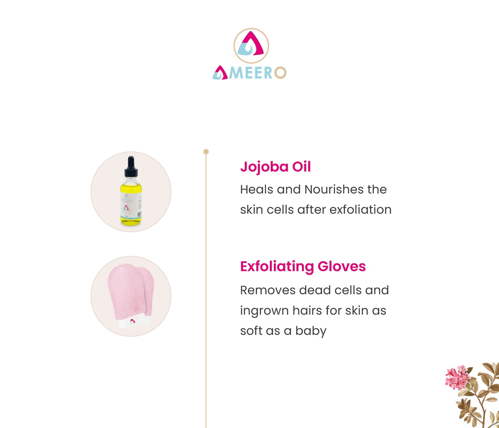 Ameero Exfoliating Glove – Glowing Skin Starts with Clean Pores - Image 7