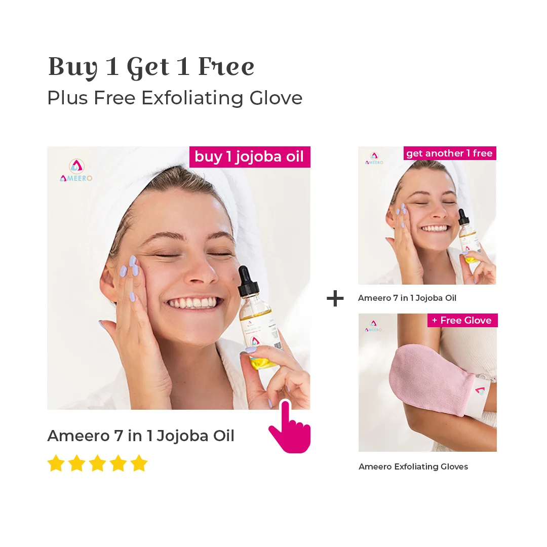 Ameero 7-in-1 Jojoba Oil – Your Skin & Hair’s New Best Friend