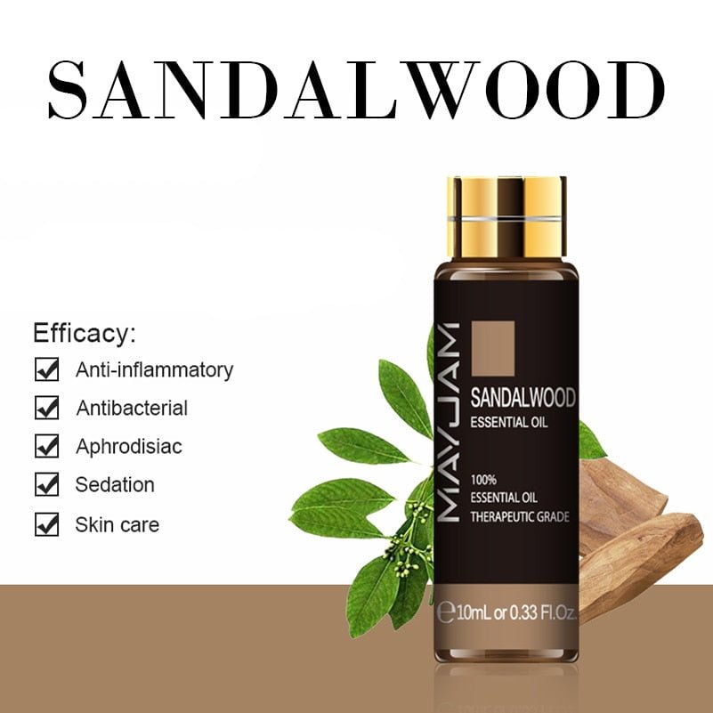 10ML Lavender Essential Oil Diffuser Pure Essential Oils Rose Eucalyptus Jasmine Vanilla Mint Sandalwood Tea Tree Aroma Oil - Image 8