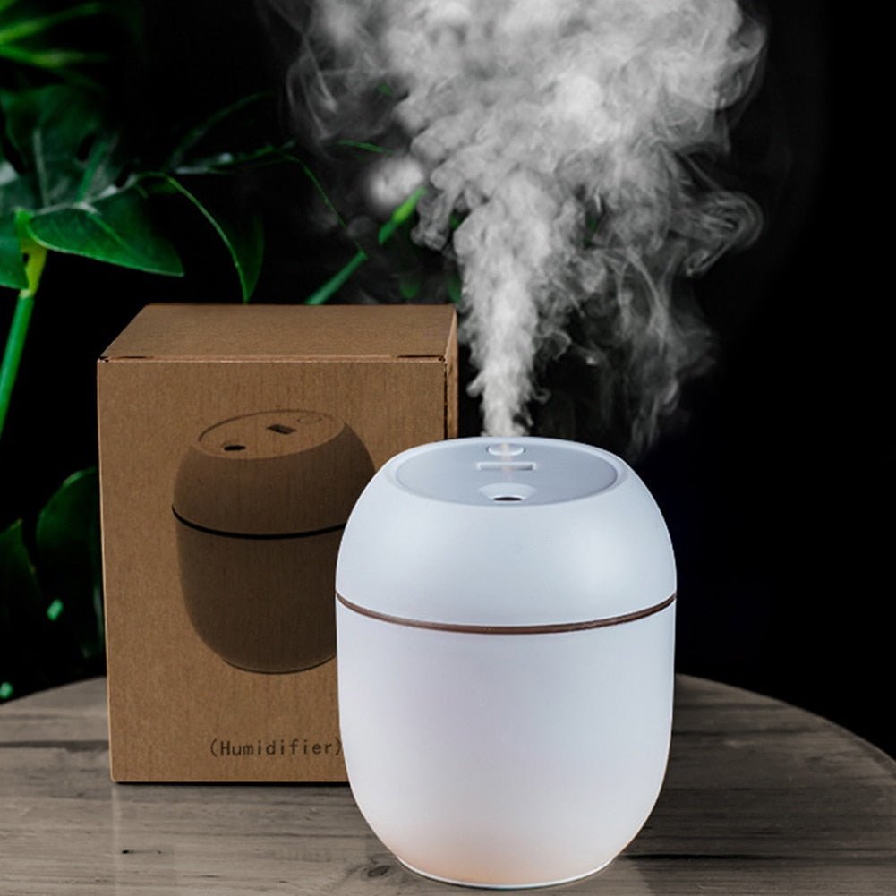 250ml Mini Car Air Humidifier Usb Portable Essential Oil Diffuserand Aroma Anion Mist Maker LED Smart Air Humidifier For Home - Image 8