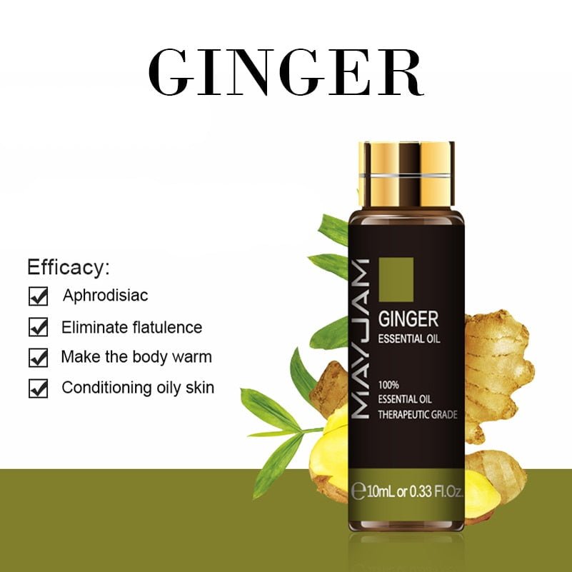 10ML Lavender Essential Oil Diffuser Pure Essential Oils Rose Eucalyptus Jasmine Vanilla Mint Sandalwood Tea Tree Aroma Oil - Image 32