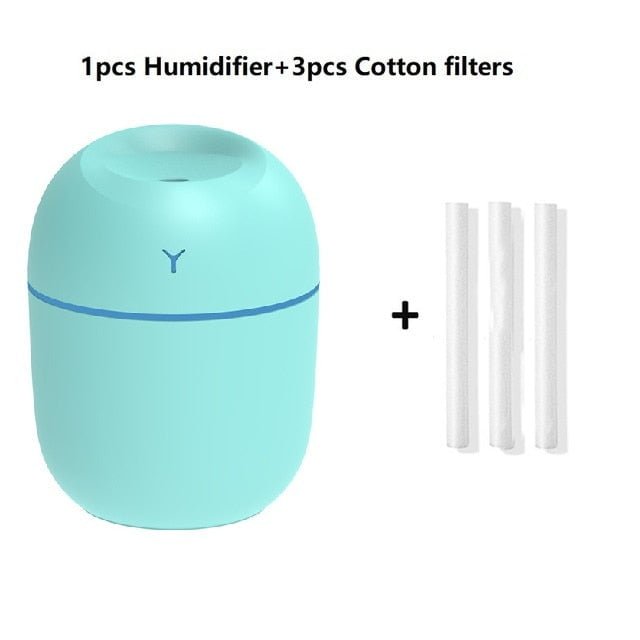 2022 New Mini Portable Ultrasonic Air Humidifer Aroma Essential Oil Diffuser USB Mist Maker Aromatherapy Humidifiers for Home - Image 6