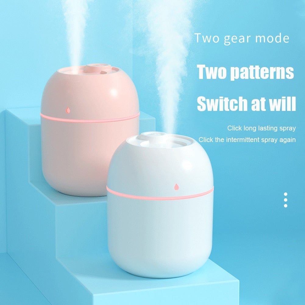 3 in 1 Multifunction USB Two Gear Air Humidifier for Home Office Car Humidifier Diffuser Bedroom Mini Cool Mist Maker Purifier