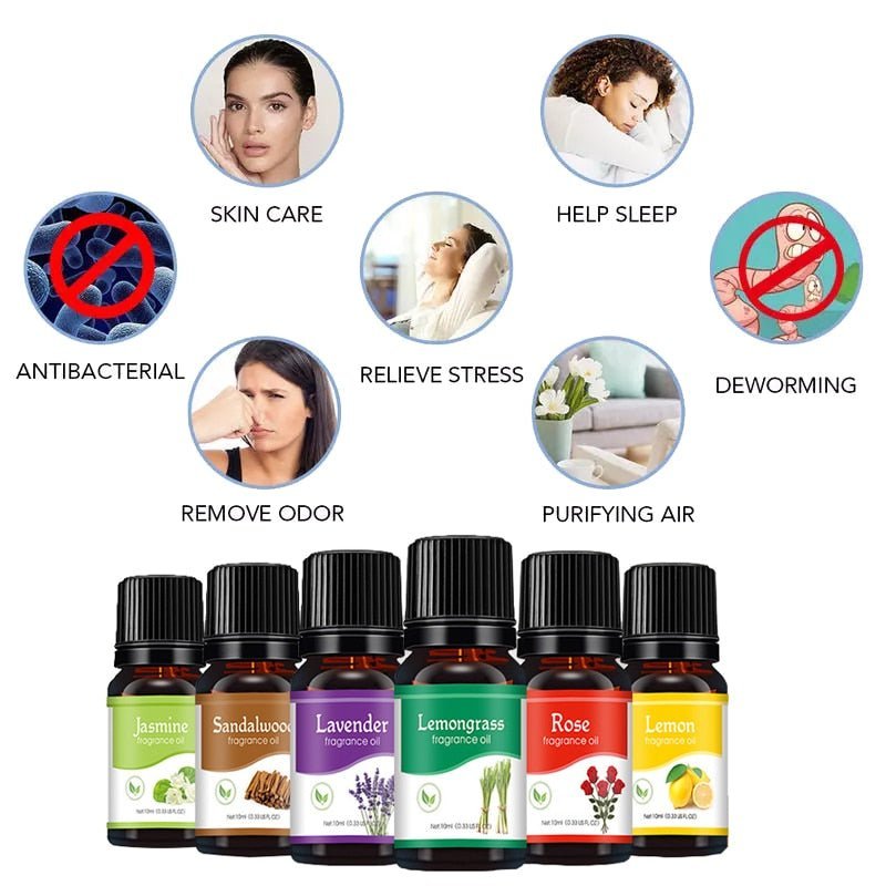 10ml Fragrance Oil Lavender For Aroma Perfume Soap Making Candles DIY Air Fresh Sandalwood Lemon - Image 5