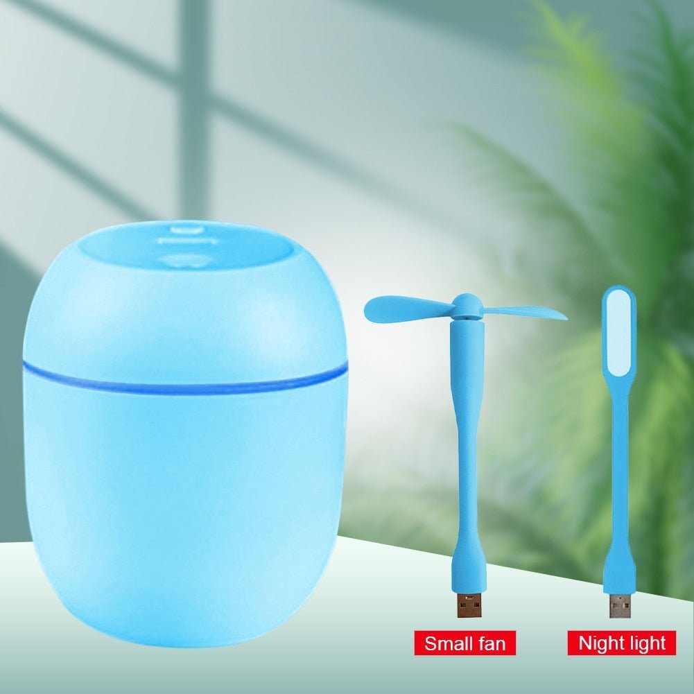 250ml Mini Car Air Humidifier Usb Portable Essential Oil Diffuserand Aroma Anion Mist Maker LED Smart Air Humidifier For Home - Image 5